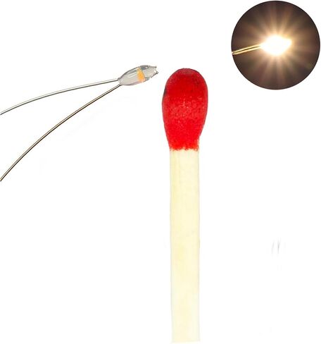 20 Pcs Micro LED, Tiny Led Lights for Crafts, RGB Slow Flashing Mini LED, SMD led 0603, Soldered Micro Litz Wired Leads, Multi-Resistor, Suitable Used in Any Small Model, Cosplay, Tight Space Lighting in Saudi Arabia