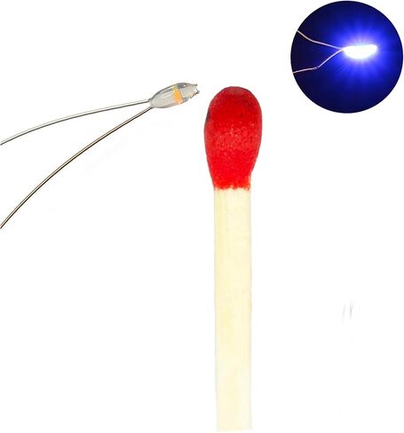 20 Pcs Micro LED, Tiny Led Lights for Crafts, RGB Slow Flashing Mini LED, SMD led 0603, Soldered Micro Litz Wired Leads, Multi-Resistor, Suitable Used in Any Small Model, Cosplay, Tight Space Lighting in Saudi Arabia