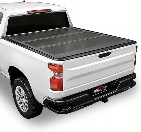 Hard Tri-fold Truck Bed Tonneau Cover Compatible with 5.2 FT for 2015-2025 Chevy Colorado/GMC Canyon Bed 5.2 FT Fiberglass and Waterproo in Kuwait