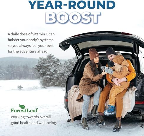 ForestLeaf Liposomal Vitamin C 1400mg Capsules | High Dose Vitamin C Liposomal Supplement w Coconut Oil Fatty Acids | Fast Absorption | Immune Support, Antioxidant, Collagen Production | 120 Vegan Cap in Saudi Arabia