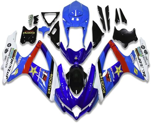 Plastic Glossy Black Bodywork Fairing Fit for Suzuki 2008 2009 2010 GSXR 600 750 Injection ABS New Aftermarket Bodyframe Kit Set 08 09 10 GSXR-600 GSXR-750 in Saudi Arabia