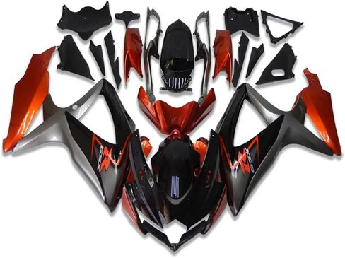 Plastic Glossy Black Bodywork Fairing Fit for Suzuki 2008 2009 2010 GSXR 600 750 Injection ABS New Aftermarket Bodyframe Kit Set 08 09 10 GSXR-600 GSXR-750 in Saudi Arabia