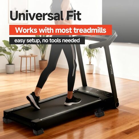 4-Pack Treadmill Incline Riser Blocks, Stackable Treadmill Riser Incline Blocks, Adjustable Height Block for Leveling and Uphill Workout, Non-Slip Durable Support Blocks, for Home and Gym in Kuwait