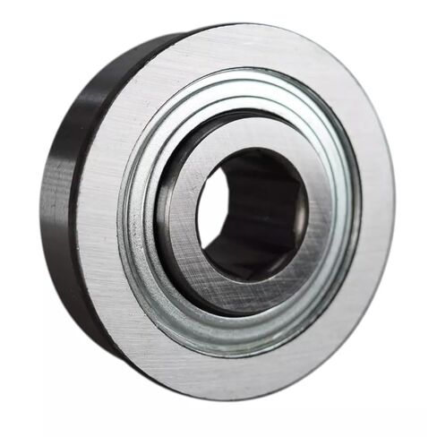 Shaft 11/16" HEX for SpinCo Hex Special AG Conveyor Bearing F205KRR1116-HX, Dimensions OD: 2-17/64" Cylindrical, Inner Ring Width: 0.94", Outer Ring Width: 23/32 in Kuwait