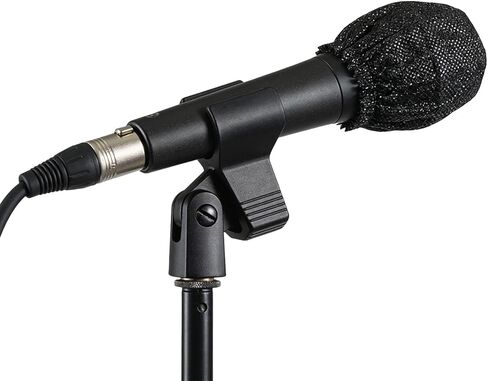 Foraineam 800 Pcs Microphone Cover Disposable Non-Woven Mic Covers Individually Wrapped Microphone Windscreen Protective Cap with Elastic Band for KTV, Karaoke, Recording Studio, News Interview in Kuwait