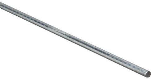 (5)- الفولاذ المطلي بالزنك 1/4 بوصة × 3 بوصة بديل سلس مستدير لعربة العربة الصلبة Axel Rod N179762 in Kuwait