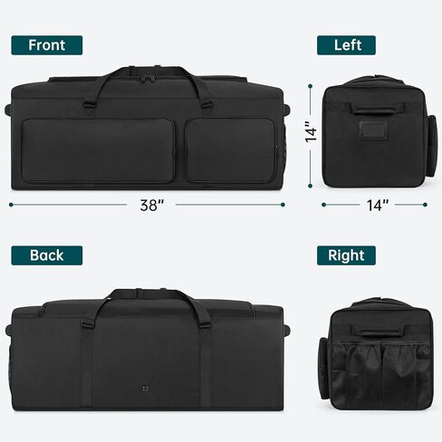 ANILD Baseball Duffle Equipment Bag, Extra Large Catchers Gear Duffle Bag, Gym Sports Equipment Duffle Bag, Perfect for Baseball & Fastpitch Softball in Kuwait