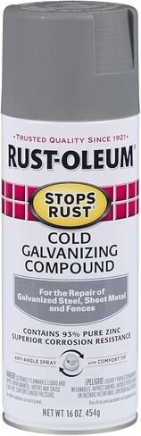RUST-OLEUM COld Galvanizing Compound, Grays Flat Silver , 16oz. - 7785-830 in Kuwait