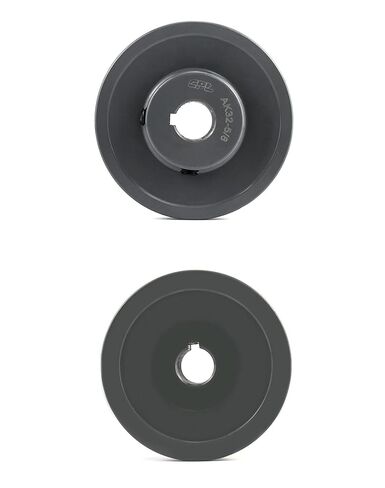 QWORK Single Groove Web Sheaves, 3.25" OD 5/8" Bore V-Belt Sheave for V-Belt, AK3258 in Saudi Arabia