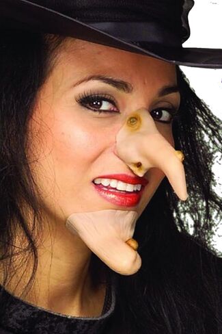 Witch's Latex Nose and Chin Set in Saudi Arabia