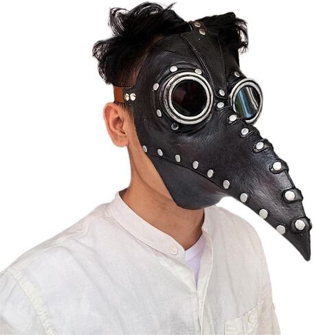 طائر Steampunk، شريط تعديل على شكل طائر الهالوين من اللاتكس عالي المرونة وناعم ومسامي للحفلات التنكرية in Saudi Arabia