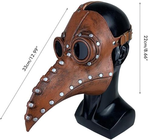 طائر Steampunk، شريط تعديل على شكل طائر الهالوين من اللاتكس عالي المرونة وناعم ومسامي للحفلات التنكرية in Saudi Arabia