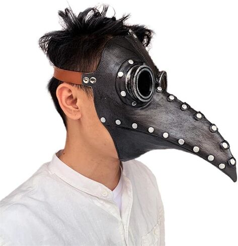 طائر Steampunk، شريط تعديل على شكل طائر الهالوين من اللاتكس عالي المرونة وناعم ومسامي للحفلات التنكرية in Saudi Arabia