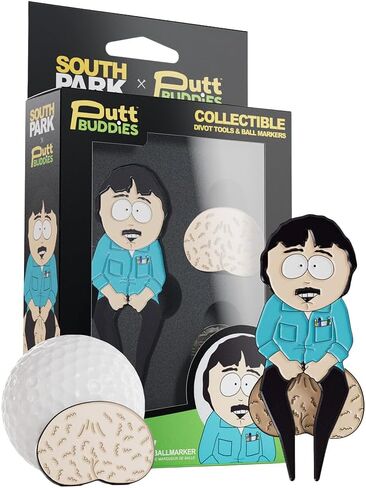 أداة إصلاح ديفوت الجولف المرخصة رسميًا من ساوث بارك للاعبي الجولف مع منشفة، وعلامة كرة مغناطيسية قابلة للإزالة، ومشبك قبعة وقصدير قابل للجمع in Kuwait