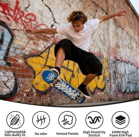 EULANT 3D Protection Hip Butt Pads Protective Padded Shorts Crash Pad Impact Gear for Skiing Skating Snowboarding in Kuwait