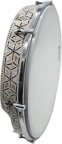 Products The 16'' Gawharet El Fan Super Professional Egyptian Mosaic Mop Bandir With Advance Tuning Lugs (BANS11) in Kuwait