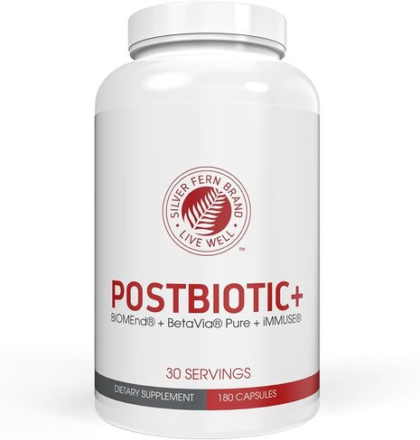 Silver Fern Brand Postbiotic+ Strawberry Lemonade Powder – Postbiotic Supplement with BIOMend™, BetaVia™, and Immuse® – Supports The Digestive System & Overall Wellness – 30 Stick Packs in Kuwait