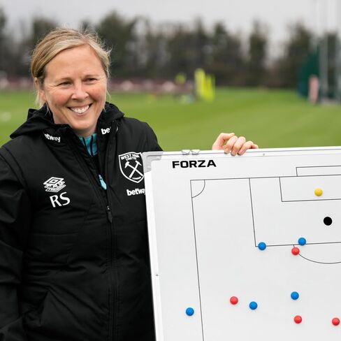 FORZA 35in x 24in Double-Sided Sports Coaching Whiteboard | 13 Sport Options - Dry Erase Board Equipped with Magnetic Markers, Pen & Eraser (Soccer, Without Carry Bag) in Saudi Arabia