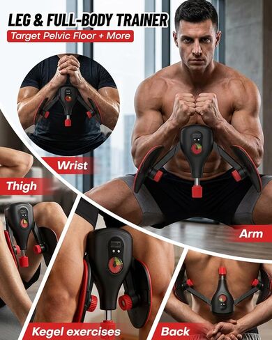 أجهزة تمرين قاع الحوض من كيجل بوزن 0-77 رطل، جهاز تدريب الفخذ الداخلي ومعدات تمرين مدرب الورك، جهاز تمرين كيجل لعضلات قاع الحوض للنساء والرجال in Kuwait