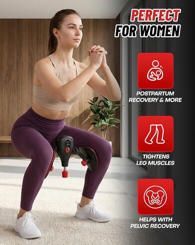 أجهزة تمرين قاع الحوض من كيجل بوزن 0-77 رطل، جهاز تدريب الفخذ الداخلي ومعدات تمرين مدرب الورك، جهاز تمرين كيجل لعضلات قاع الحوض للنساء والرجال in Kuwait