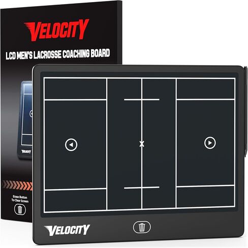 Velocity - Women's Lacrosse LCD Coaching Board - Black in Saudi Arabia