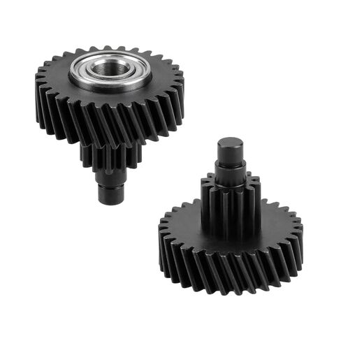 Extruder Gear Set K2 Series Extruder All-Metal Reduction Gear Black2Pcs Hardened Steel Reduction Gears for 3D Printer Compatible with Creality 3D K2/K2 PRO/K2 Plus Machines in Saudi Arabia