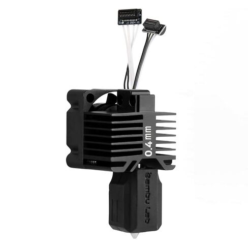 3D Printer extruder Kit,Bamboo Lab P1P, P1S Hotend Complete Kit for P1 Series, Full Assembly Hardened Steel Hot End with Fan, Thermistor, Ceramic Heater, 0.4mm Nozzle for Bambu Lab Accessories in Saudi Arabia