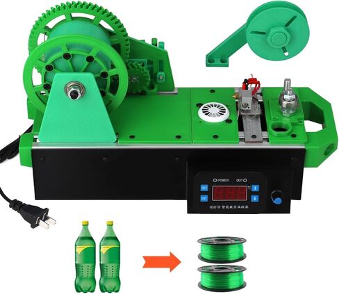 ماكينة صنع خيوط الطباعة ثلاثية الأبعاد، صانع خيوط الطابعة ثلاثية الأبعاد لسطح المكتب مع شاشة رقمية، درجة الحرارة/السرعة قابلة للتعديل، إعادة تدوير الزجاجة البلاستيكية PET إلى خيوط طباعة ثلاثية الأبعاد (برتقالي) in Kuwait