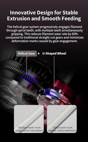 Creality x Phaetus DXC Extruder Helical Gears نظام محرك مزدوج تبريد مفتوح لـ Creality K1 SE/K1C/K1/K1 Max Smart Filament Break Detection Plug and Play ملحقات رأس الطارد للطابعة ثلاثية الأبعاد in Kuwait