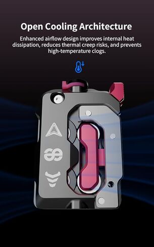 Creality x Phaetus DXC Extruder Helical Gears نظام محرك مزدوج تبريد مفتوح لـ Creality K1 SE/K1C/K1/K1 Max Smart Filament Break Detection Plug and Play ملحقات رأس الطارد للطابعة ثلاثية الأبعاد in Kuwait