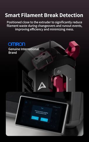 Creality x Phaetus DXC Extruder Helical Gears نظام محرك مزدوج تبريد مفتوح لـ Creality K1 SE/K1C/K1/K1 Max Smart Filament Break Detection Plug and Play ملحقات رأس الطارد للطابعة ثلاثية الأبعاد in Kuwait