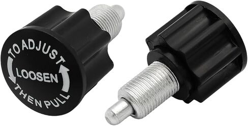 2PCS M16 Pop Pull Pin Knob, Fitness Pop-up Knob, M16 Adjustment Release Pull-up Spring Knobs for Exercise Bikes, Indoor Fitness Equipment & Training Machines, Universal Replacement Parts in Saudi Arabia