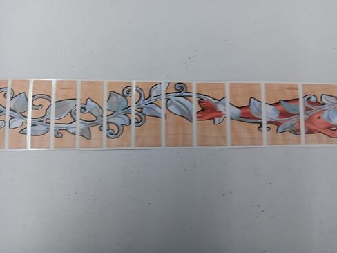 Pearl White - Sticker Decal Inlay Skinz -up to 24 Fret - Faux Flamed Maple Wood in Saudi Arabia