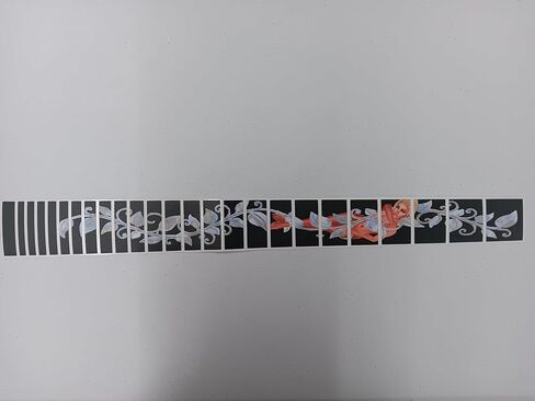 أبيض لؤلؤي - ملصق لاصق مرصع سكينز - يصل إلى 24 فريت - خشب الأبنوس الصناعي in Kuwait