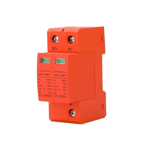 2P 3P 4P 40KA T2 DC SPD Surge Protector 400V 600V 800V 1000V 1200V Protection Protective Low-Voltage Arrester Device(3,500V) in Saudi Arabia