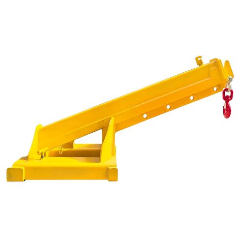 11000LB Forklift Jib Boom Crane, Mobile Crane Lifting Hoist, Max Length 7.8 Feet, Forklift Boom Attachment Towing Handling Equipment, 7.8" x 3.1" Socket Size in Kuwait