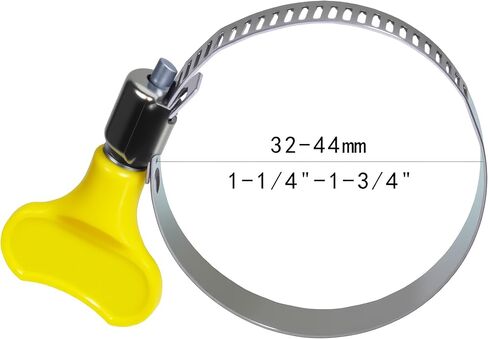 مجموعة متنوعة من مشابك خرطوم الفولاذ المقاوم للصدأ - 80 قطعة، قابلة للتعديل (8-44 مم) مشابك خط الوقود المعدنية للسباكة والسيارات والتطبيقات الميكانيكية مشبك الأنابيب in Kuwait