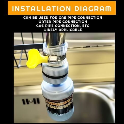 مجموعة متنوعة من مشابك خرطوم الفولاذ المقاوم للصدأ - 80 قطعة، قابلة للتعديل (8-44 مم) مشابك خط الوقود المعدنية للسباكة والسيارات والتطبيقات الميكانيكية مشبك الأنابيب in Kuwait