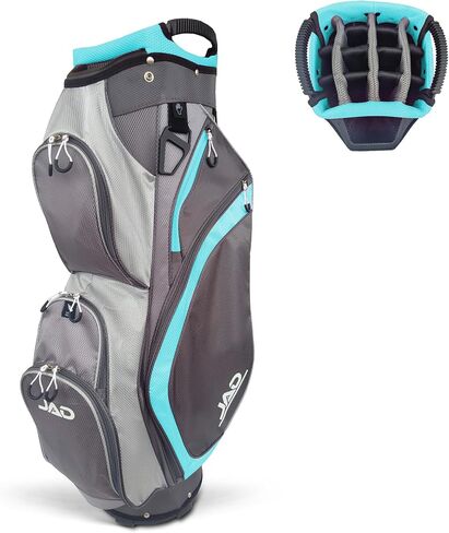 JAD Lightweight Womens Golf Bag, Golf Cart Bag with Dual Handles for Women/Ladies, 14-Way Full-Length Top Dividers, Large Putter Well, Ultra Lightweight, Large Pockets for Accessories in Saudi Arabia