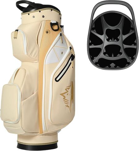 حقيبة عربة الجولف 15 طريقة منظم مقسم علوي لنادي الجولف حقائب خفيفة الوزن لعربة الجولف للرجال والنساء مع مبرد وجيب مغناطيسي وغطاء للمطر in Kuwait