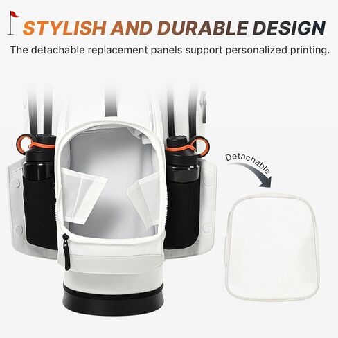 Golf Cart Bag 15 Way Organizer Divider Top Golf Club Bags Lightweight Golf Cart Bags for Men Women with Cooler, Magnetic Pocket and Rain Cover in Saudi Arabia