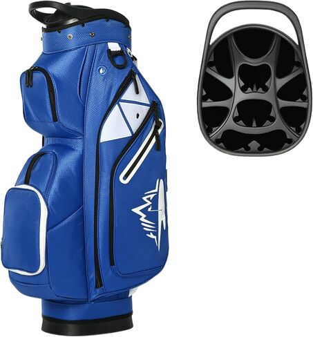 Golf Cart Bag 15 Way Organizer Divider Top Golf Club Bags Lightweight Golf Cart Bags for Men Women with Cooler, Magnetic Pocket and Rain Cover in Saudi Arabia