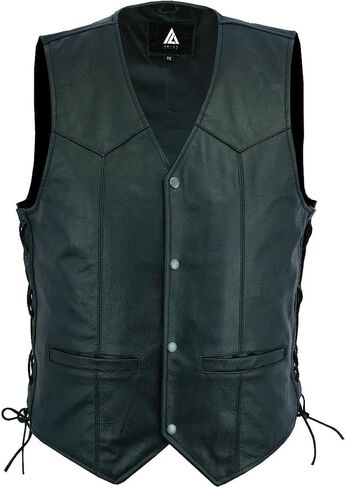 ARIAN Heritage Hero Men's Cowhide Genuine Leather Side Lace Vest Premium Quality in Saudi Arabia