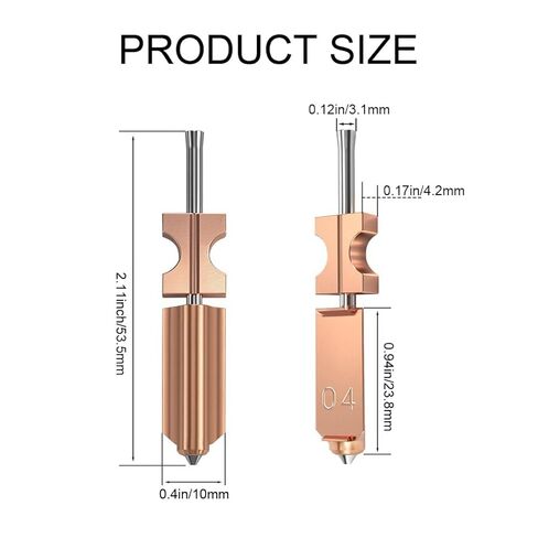 طقم Hotend مطور مقاس 0.4 مم متوافق مع Flashforge AD5X، طقم تنظيف فوهة الطابعة ثلاثية الأبعاد، فوهة Flashforge مع غطاء سيليكون إضافي، فرشاة الفوهة in Kuwait