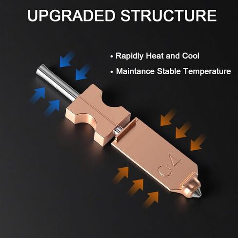 طقم Hotend مطور مقاس 0.4 مم متوافق مع Flashforge AD5X، طقم تنظيف فوهة الطابعة ثلاثية الأبعاد، فوهة Flashforge مع غطاء سيليكون إضافي، فرشاة الفوهة in Kuwait