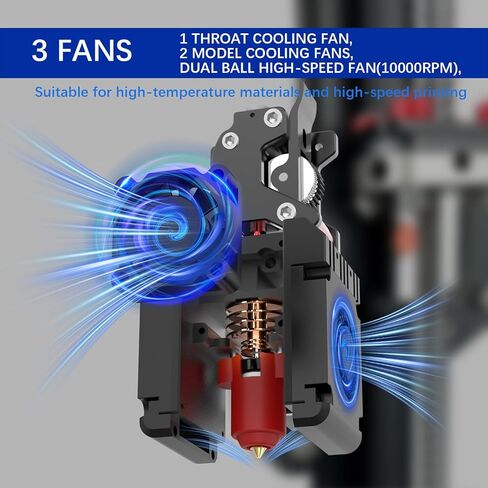 مُخصص للسكك الحديدية الخطية ذات التدفق العالي المتكامل لمجموعة طارد المحرك المباشر المعدني بالكامل مع ترقية الفوهة المتكاملة من قطعة واحدة للطابعة ثلاثية الأبعاد Ender 3/V2//pro/neo/S1 in Kuwait