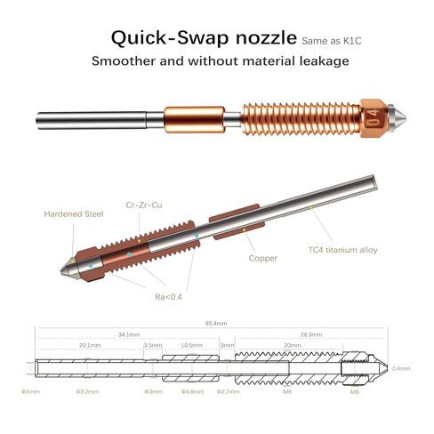 مُخصص للسكك الحديدية الخطية ذات التدفق العالي المتكامل لمجموعة طارد المحرك المباشر المعدني بالكامل مع ترقية الفوهة المتكاملة من قطعة واحدة للطابعة ثلاثية الأبعاد Ender 3/V2//pro/neo/S1 in Kuwait