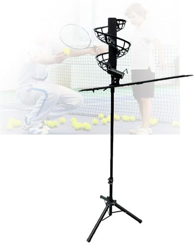 Portable Tennis Ball Machine with Adjustable Height for Home Court Training and Beginner Practice,Without Extra Track in Saudi Arabia