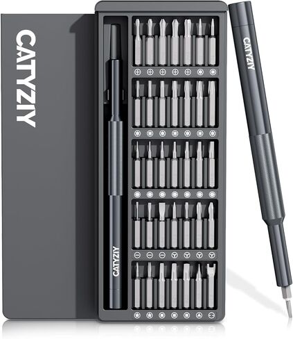 37-in-1 Precision Screwdriver Set, Mini Repair Tool Kit with Magnetized Tip & Magnetic Mat for iPhone, MacBook, Laptop, PS5, Xbox, Switch, Glasses, Watch & Small Electronics, Giftable Gadget in Saudi Arabia