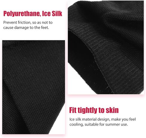 Compression Calf Sleeves Cooling Leg Sleeves Black Elastic Calf Compression Socks for Running Basketball Cycling Sports, 2 Pieces, Size L in Saudi Arabia